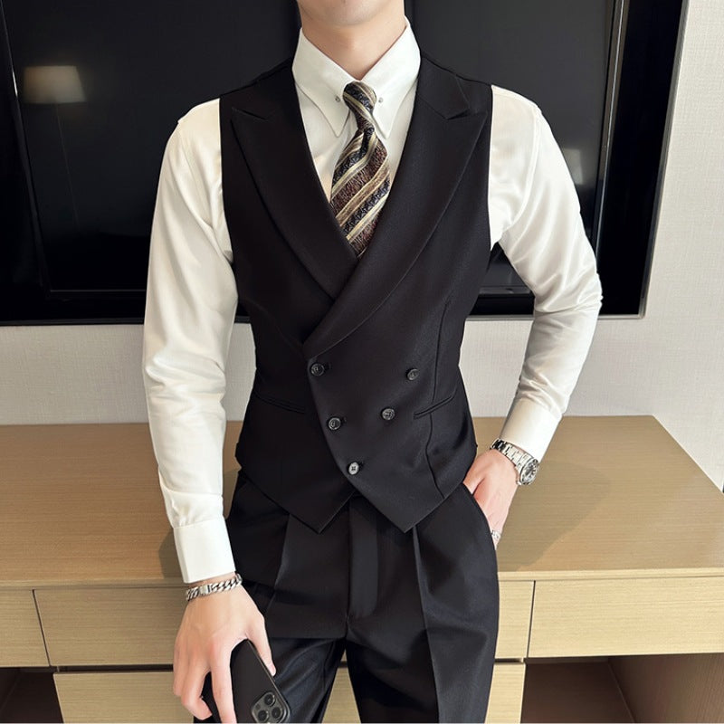 Business slim fit vest suit casual vest