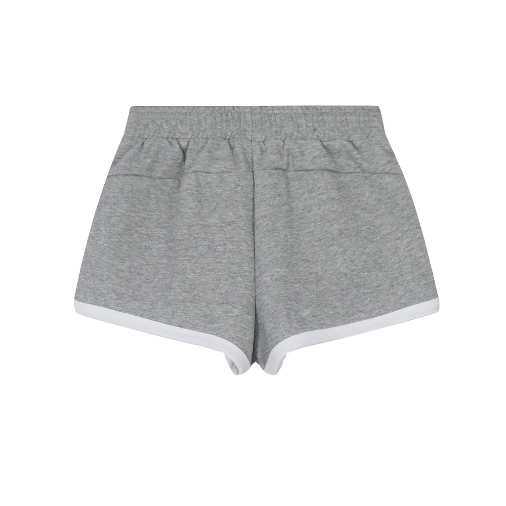 Drawstring Solid Color Casual Sport Shorts for Women