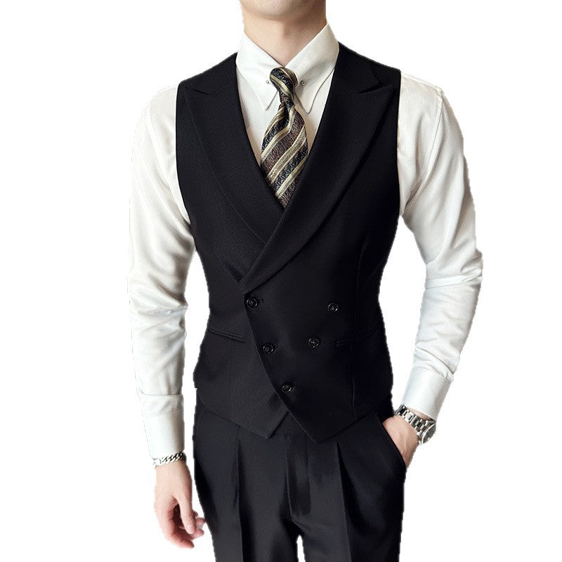 Business slim fit vest suit casual vest