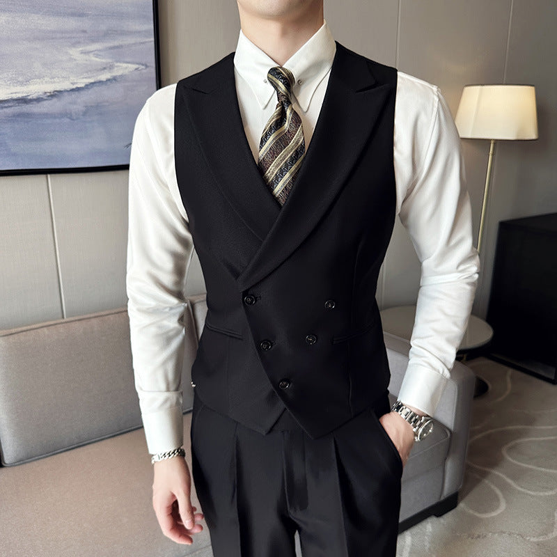 Business slim fit vest suit casual vest
