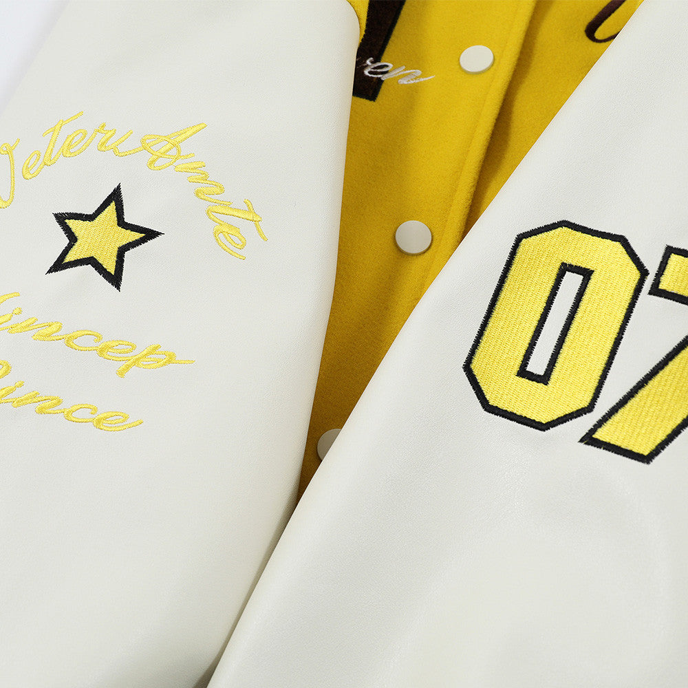 Embroidered baseball jersey