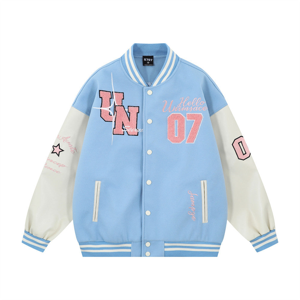 Embroidered baseball jersey