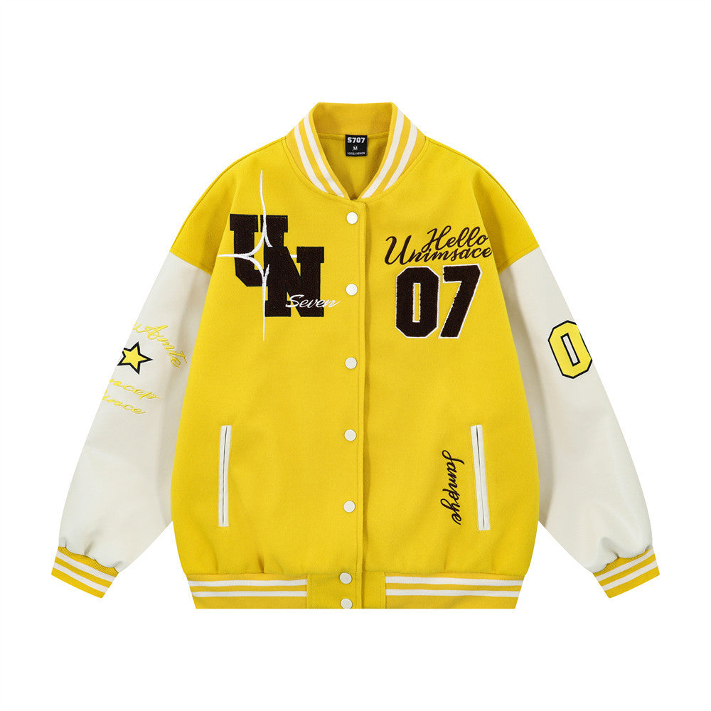 Embroidered baseball jersey