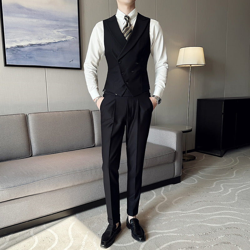 Business slim fit vest suit casual vest