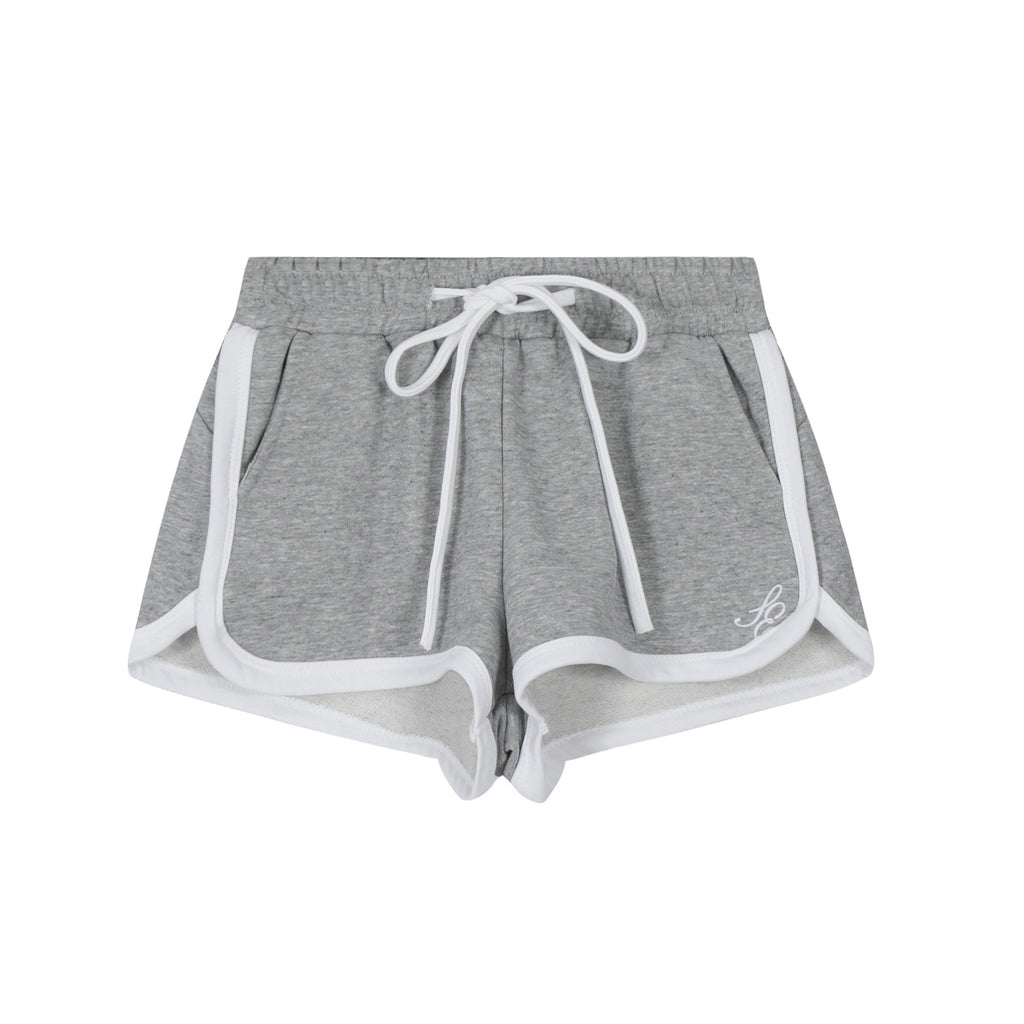 Drawstring Solid Color Casual Sport Shorts for Women