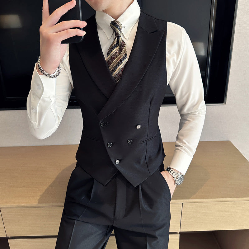 Business slim fit vest suit casual vest
