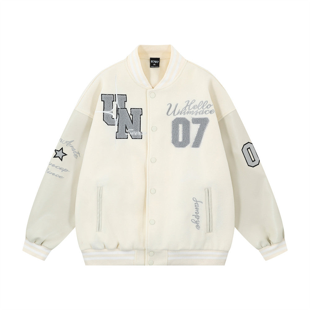 Embroidered baseball jersey